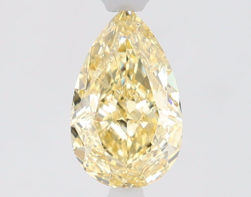 1.01ct Pear Fancy Intense Yellow VS1 Lab-Grown Diamond