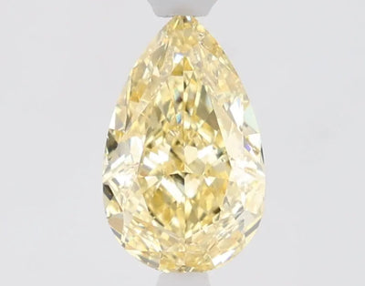 1.01ct Pear Fancy Intense Yellow VS1 Lab-Grown Diamond