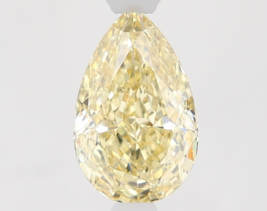 1.13ct Pear Fancy Intense Yellow VVS2 Lab-Grown Diamond