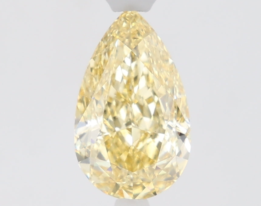1.18ct Pear Fancy Intense Yellow VS1 Lab-Grown Diamond