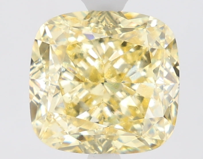 2.13ct Cushion Fancy Intense Yellow VS1 Lab-Grown Diamond
