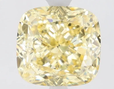 2.13ct Cushion Fancy Intense Yellow VS1 Lab-Grown Diamond