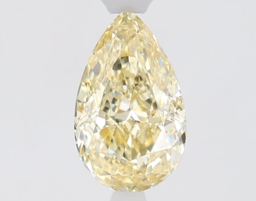 1.00ct Pear Fancy Yellow VS1 Lab-Grown Diamond