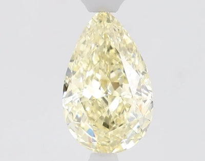1.01ct Pear Fancy Yellow VVS2 Lab-Grown Diamond