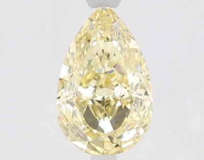 1.39ct Pear Fancy Intense Yellow VS1 Lab-Grown Diamond