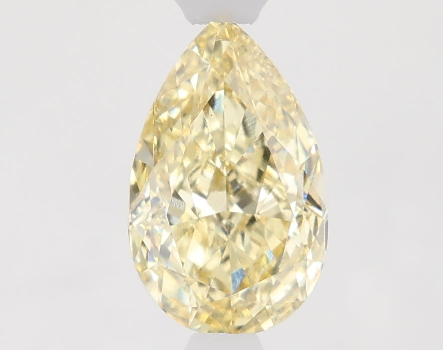 1.24ct Pear Fancy Intense Yellow VS1 Lab-Grown Diamond