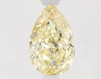 1.24ct Pear Fancy Intense Yellow VS1 Lab-Grown Diamond