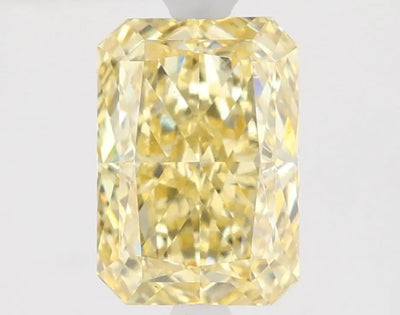 2.54ct Radiant Fancy Intense Yellow VS1 Lab-Grown Diamond
