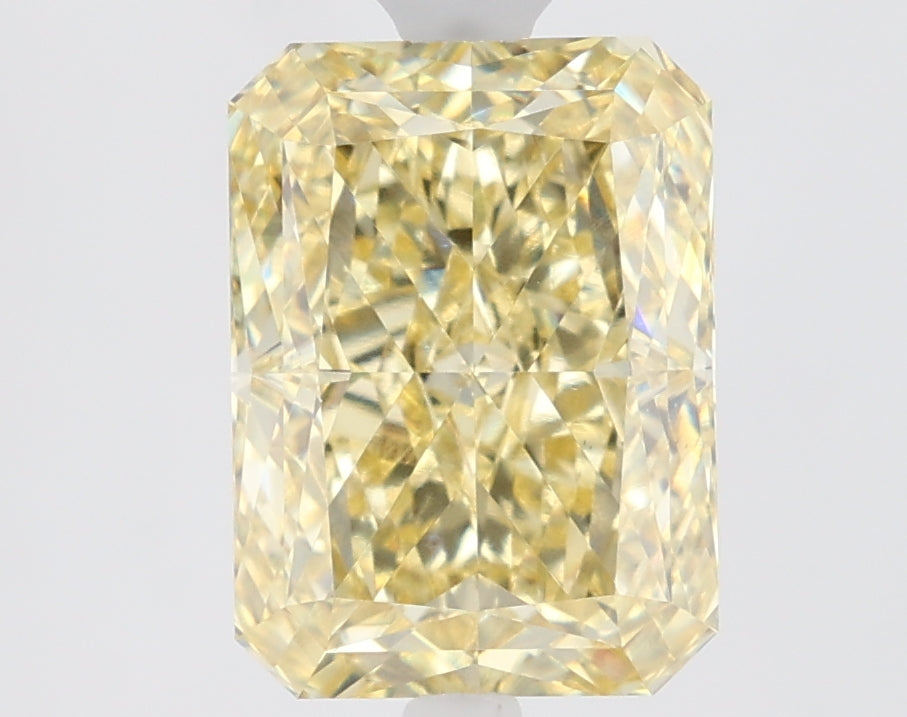 2.59ct Radiant Fancy Intense Yellow VS1 Lab-Grown Diamond