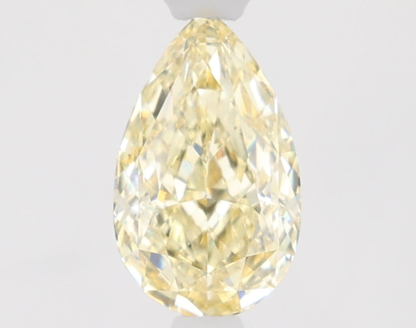 1.04ct Pear Fancy Yellow VVS2 Lab-Grown Diamond