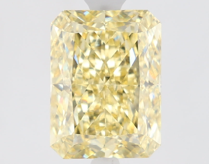 2.15ct Radiant Fancy Intense Yellow VS1 Lab-Grown Diamond