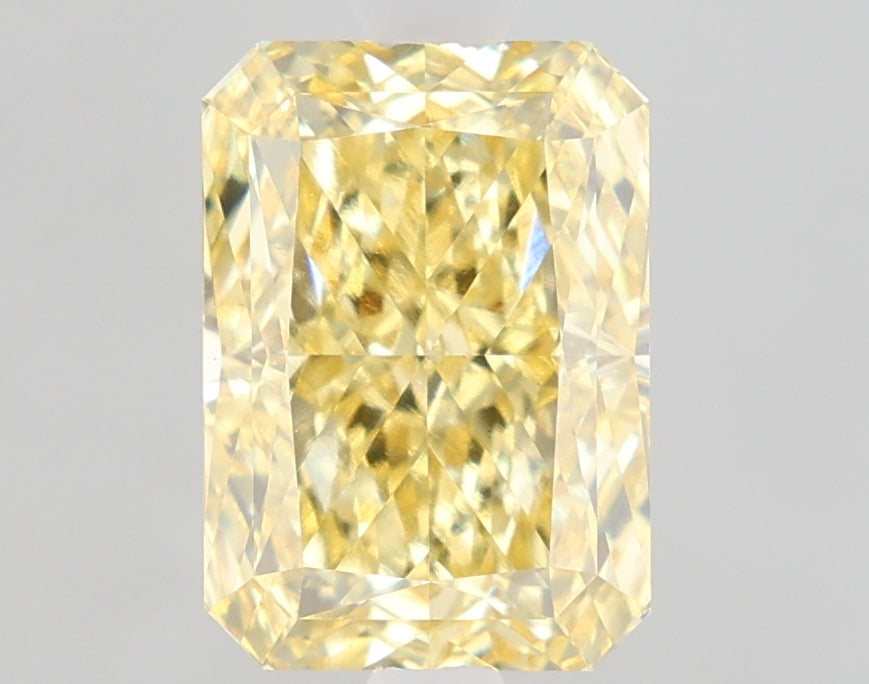 2.05ct Radiant Fancy Intense Yellow VS1 Lab-Grown Diamond