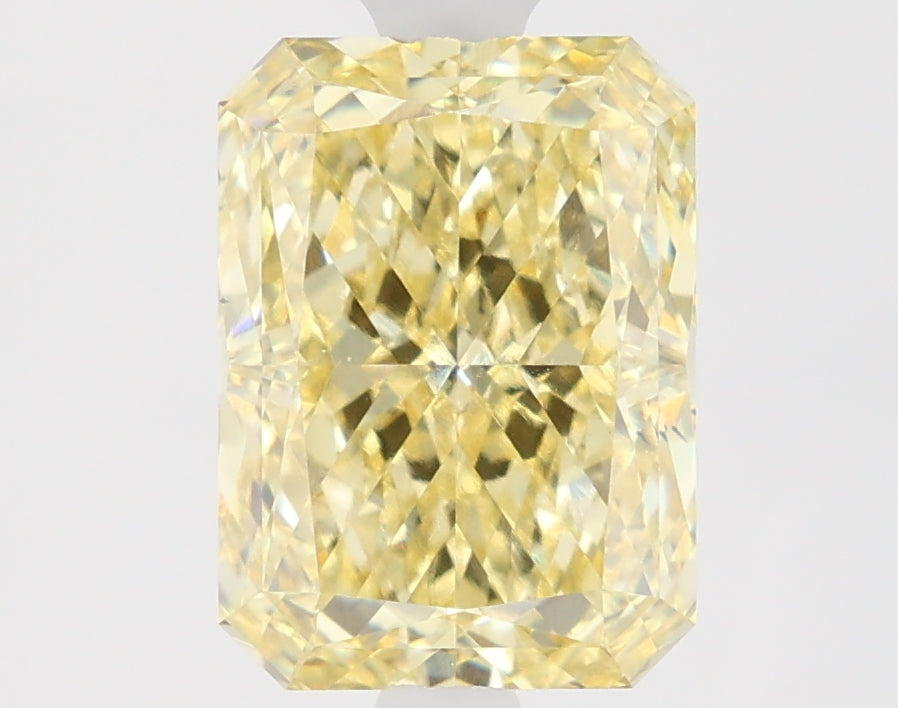 2.54ct Radiant Fancy Intense Yellow VS1 Lab-Grown Diamond