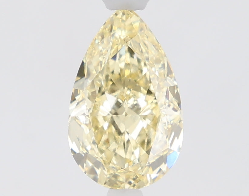 1.01ct Pear Fancy Yellow VS1 Lab-Grown Diamond