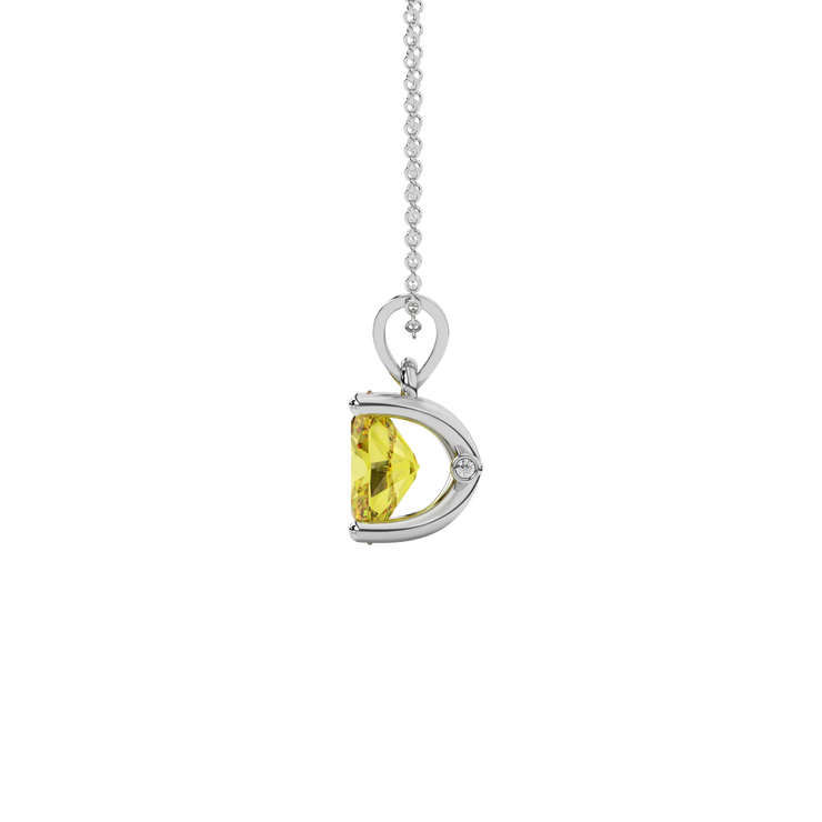 Oval Cut Surprise Diamond Gemstone Pendant