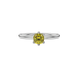 Royal Cushion Solitaire Gemstone Ring