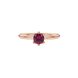Royal Cushion Solitaire Gemstone Ring