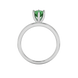 Royal Cushion Solitaire Gemstone Ring
