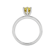 Royal Cushion Solitaire Gemstone Ring