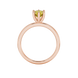 Royal Cushion Solitaire Gemstone Ring