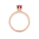 Royal Cushion Solitaire Gemstone Ring