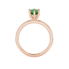 Royal Cushion Solitaire Gemstone Ring