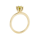 Royal Cushion Solitaire Gemstone Ring