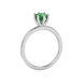 Royal Cushion Solitaire Gemstone Ring