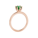 Royal Cushion Solitaire Gemstone Ring