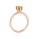 Royal Cushion Solitaire Gemstone Ring