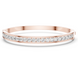 Channel set lab grown diamond bangle bracelet in yellow gold white gold and rose gold with sleek round diamond design