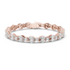 Luxury marquise and pear diamond tennis bracelet in gold with lab grown diamonds by Signora Jewels