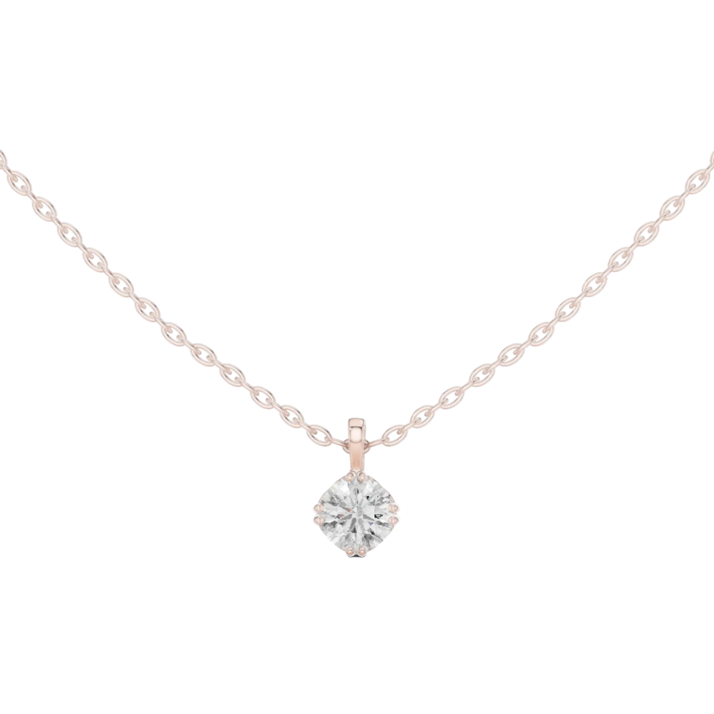 Round Brilliant Solitaire Diamond Pendant