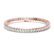 Marquise cut lab grown diamond tennis bracelet in yellow white and rose gold with elegant elongated diamond design