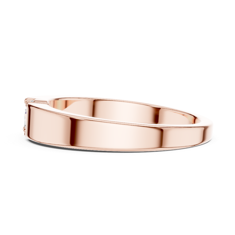 Minimal diamond men ring