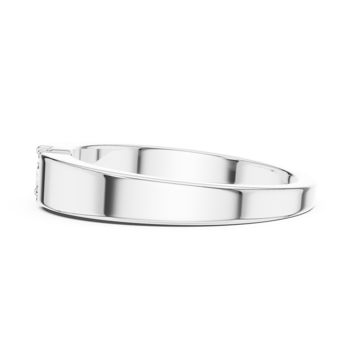 Minimal diamond men ring