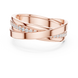 Men’s criss cross diamond ring