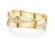 Men’s criss cross diamond ring