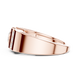 Men’s bold solitaire diamond ring in gold with side channel diamonds