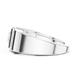 Men’s bold solitaire diamond ring in gold with side channel diamonds