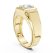 Men’s diamond signet ring