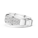Men’s multi-row diamond wedding band in gold with lab grown diamonds by Signora Jewels