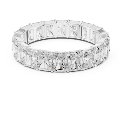 Men’s radiant eternity diamond ring in gold with lab grown diamonds by Signora Jewels