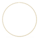 Bezel set diamond tennis necklace
