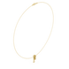 Multi shape diamond drop pendant necklace