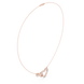 Infinity heart diamond pendant necklace