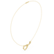 Infinity heart diamond pendant necklace