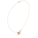 Butterfly diamond necklace with delicate open wing design