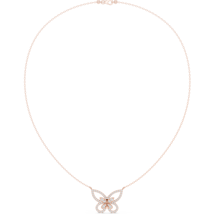 Butterfly Diamond Necklace
