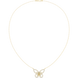 Butterfly diamond necklace with delicate open wing design